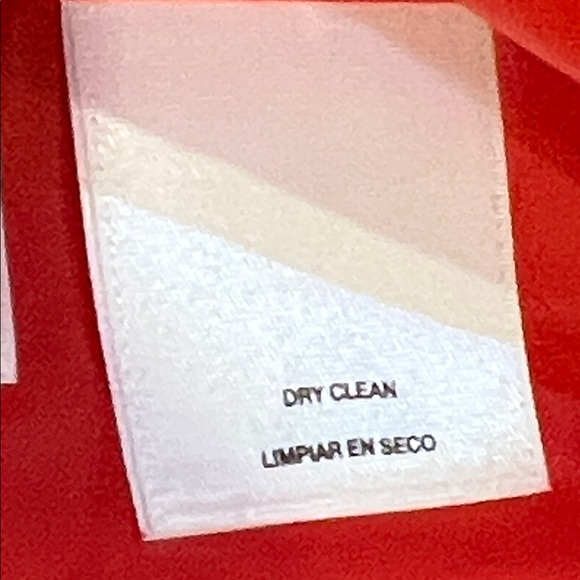 Jones NY Collection Fire Red Women's Blazer Button Up Pockets Size 14 Stretch - Picture 9 of 15